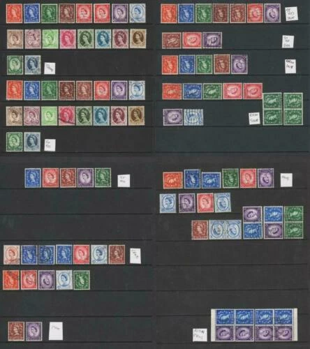 Cats Used Great Britain Elizabeth II Stamps