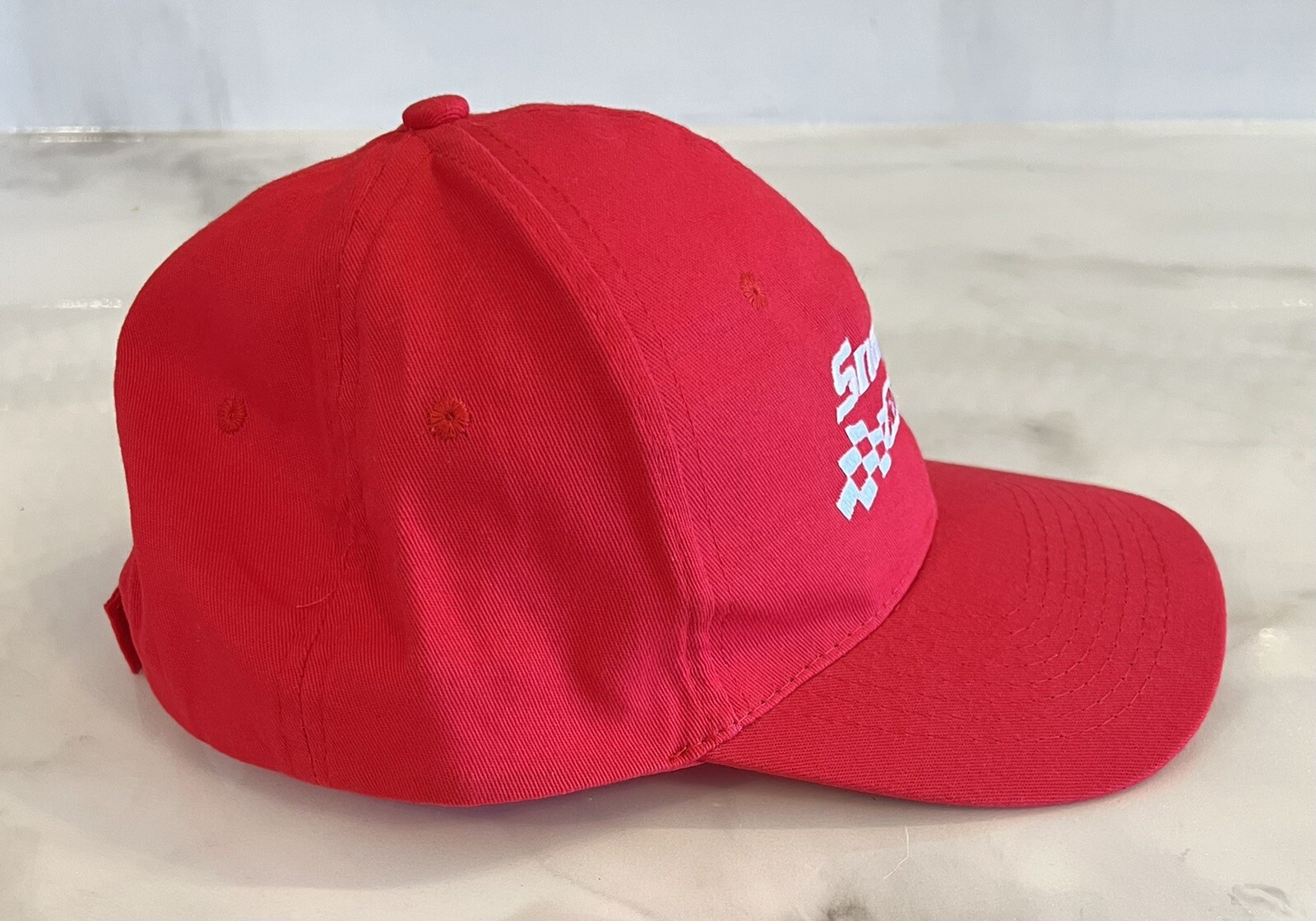 Snap-On Racing Adjustable Strapback Red Baseball … - image 2