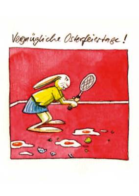 21 Osterkarten Postkarten Ostern - CH-6 - 14,8 x 10,5 cm  - Illustration B. Kuka
