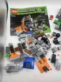 Lego 21113 Minecraft The Cave Complete Set Minifigures Manual