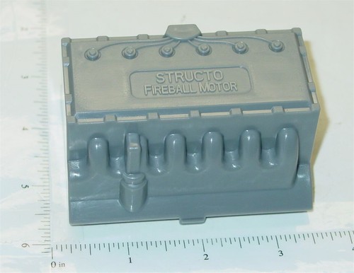 Structo Kunststoff grau Feuerball Motor Ersatz Spielzeug Teil STP-011