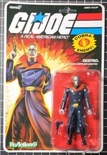 GI Joe Super 7 Destro Weapons Supplier Arctic 3.75 Reaction Figure
