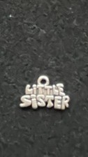 Silver tone  Little Sister  Charm jewelry charms fashion sisters