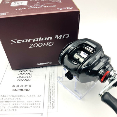 ''Near Mint'' Shimano 24 Scorpion MD 200HG Right Bait Casting Reel w/Box s0418