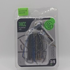 Googan Squad Thicc Flippin Jig 3/8 Oz Okeechobee Craw 6/0 Hook