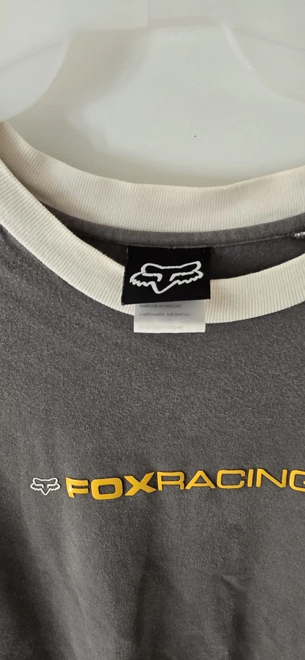 Vintage Fox Racing T Shirt Mens XXL Logos On Arms And Chest, Nice!!! 90s To Y2k - Image 3 of 4