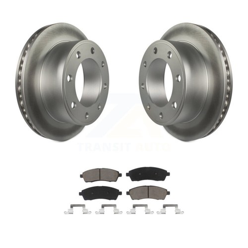 Transit Auto KGC-101573 Brake Disc and Pad Kit Rear for F250 Truck F350 Ford - Picture 1 of 10
