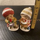 VTG Napcoware Christmas Caroler & Drummer Boy & Girl Figurines 5.5” MCM Japan — photo 6