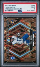 Puka Nacua 2023 Phoenix #FF-8 Fire Forged Bronze RC 50/50 PSA 9 *POP 3* - Rams