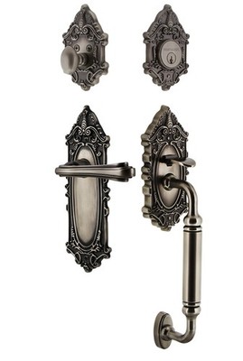 Nostalgic Warehouse VICFLR_ESET_234_CG_RH Victorian Right Handed - Grey