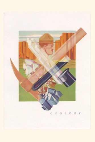 Vintage Journal Geology in the Field (Pocket Sized - Found Image Press Journals)