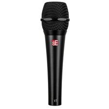 SE Electronics V7 Black Studio Grade Handheld Supercardioid Microphone with...
