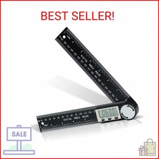 Third Generation Protractor Angle Finder, Digital Angle Ruler with 7inch/200mm,