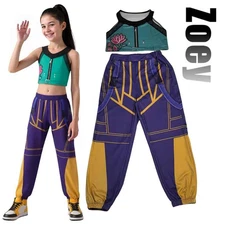 K Pop Demon Hunters  Zoey 3D Print Cosplay Costume Set Girls Kids Christmas Gift