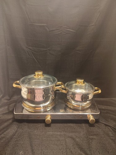 Cuisine Cookware - Command Performance Gold 5 PC Electric Buffet ...