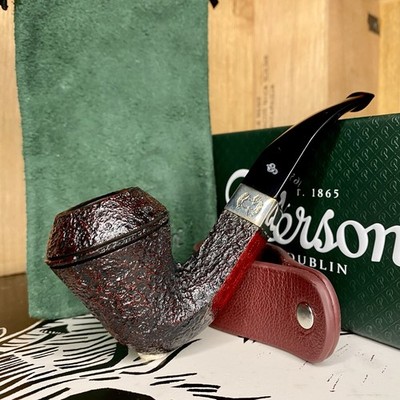 Peterson Sherlock Holmes Sandblasted Hansom P-Lip   NEW