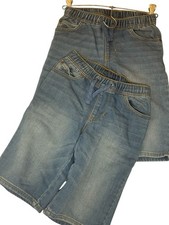 2 Pairs Cherokee Kids Denim Shorts Size M 8/10 
