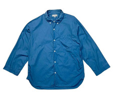 MARGARET HOWELL MHL. Cotton Button Down Shirt Blue Size L Japanese Minimal