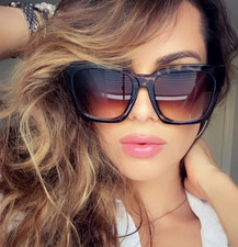 OVERSIZED Sunglasses TILDA 4 Women Lady Flat Top Big Huge Sunnies Gafas SHADZ