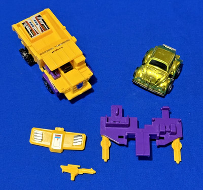 Transformers G2 1993 Devastator Long Haul 100% Complete 1992 Bumblebee Gold