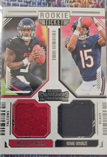 2024 Panini Contenders - Rookie Ticket Dual Swatches Michael Penix Jr., Rome...