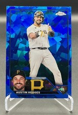 2023 Topps Chrome Sapphire - Austin Hedges #385 - Pittsburgh Pirates