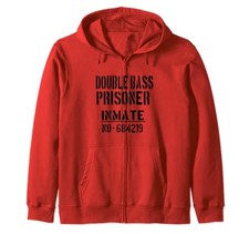 Double Bath/Halloween Costume Funny Prisoner Inmate Zip Hoodiefrom JP