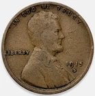 1915-D Lincoln Wheat Penny Cent 1c Very Good G+ * Original Surfaces * 1915D #4a