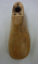 ANTIQUE COBBLERS CHILD WOODEN SHOE FORM 4 1/2 E MORTON LAST CO CINCINNATI