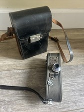 Vintage 1930s Keystone Model K-8 8mm Wind Up Filming Camera Antique W/ Case