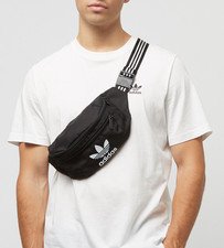 Adidas Originals Adicolour Waist Bag Black Crossover Bum Bag BNWT