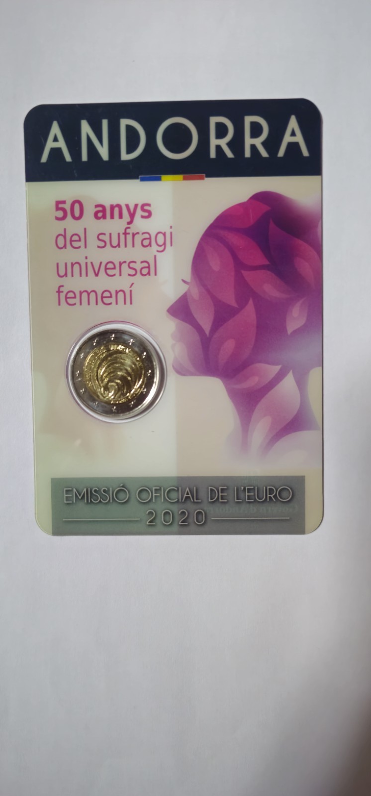 Andorre 2 Euro 2020 50 Ans Du Suffrage Universel Feminin Kit Starter Blister
