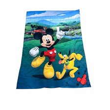 Mickey Mouse Pluto Boys Toddler Bed Comforter Double Sided 2016