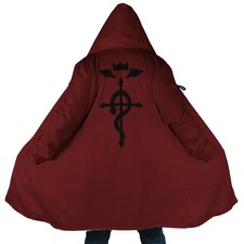 Personalized Fullmetal Alchemist Edward Elric Anime Hoodie Coat Dream Cloak