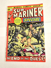 Sub-Mariner Special #2, 1972, Marvel, Higher Grade 8.0
