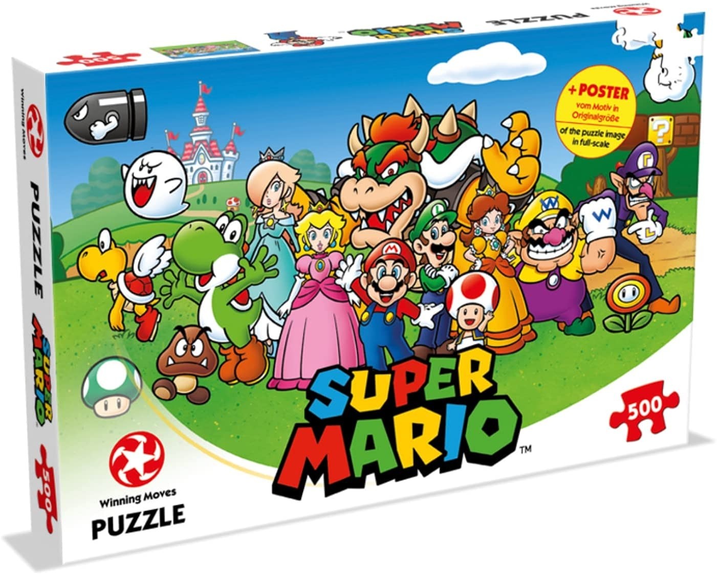 ,WINNING MOVES, Puzzle de 500 piezas de Super Mario, , WIN01639