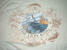 Vintage 90’s Lion King T-Shirt Rare Disney Designs Movie Promo Made In USA