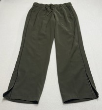 Lululemon On The Right Track Pant Women  s 8 Olive Green Straight Leg High Rise