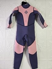 Sea Skin Wetsuit Children's Girls Size 4 Pink/Purple Zipper Back