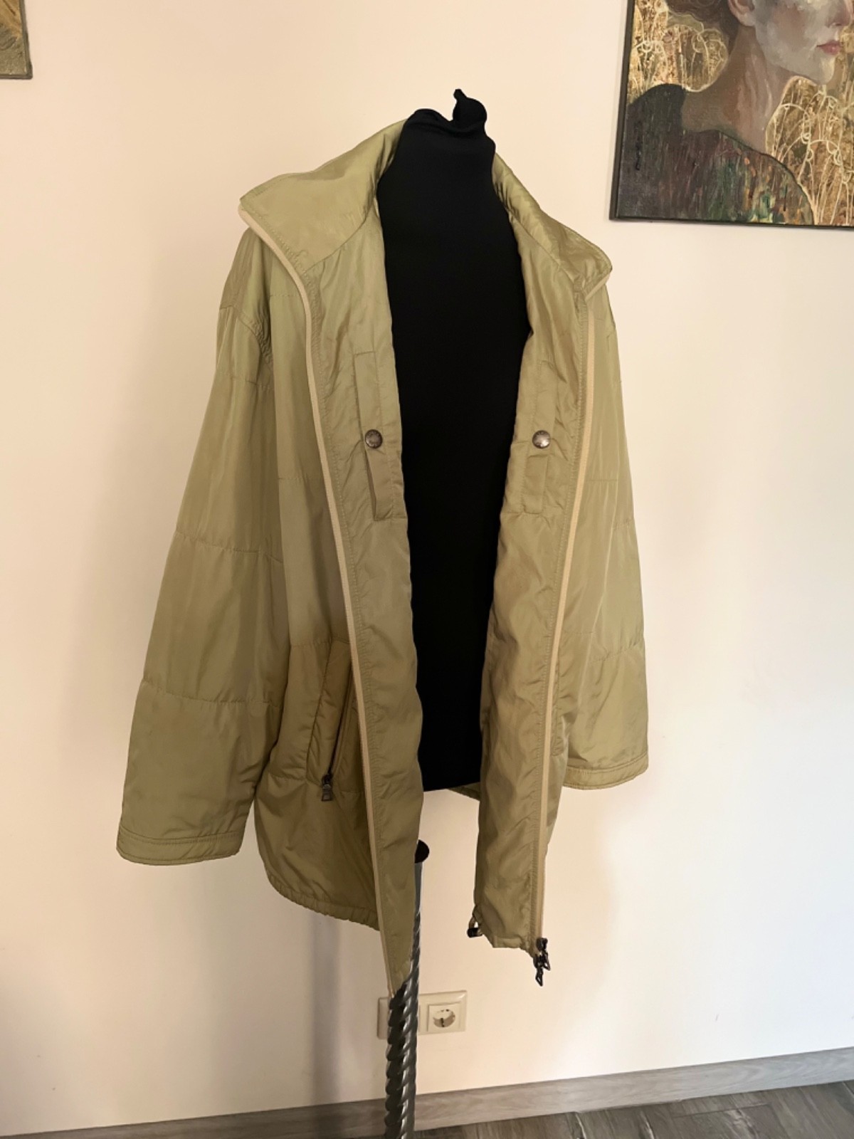 Vintage Prada Jacket Size S Oversized Unisex Fit (M/L) Designer Outerwear thumbnail 2