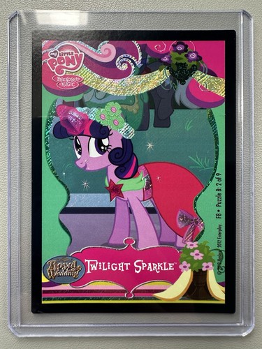 My Little Pony: Royal Wedding, Series 1 - Twilight Sparkle Puzzle Foil Card #F8