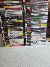LOT OF 50 PLAYSTATION 2(PS2) VIDEO GAMES W/CASES...AS IS LOT #1...