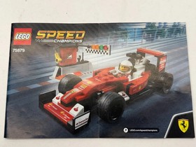 Lego Scuderia Ferrari Sf16-h 75879 Speed Champions 100% Complete no Box Set Car