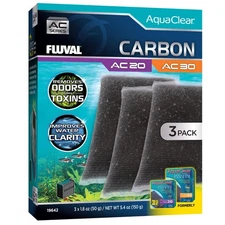 Fluval Carbon for AC20/30 Power Filter 3 pack