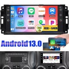 Car Stereo Radio Apple CarPlay For Jeep Wrangler 2007-2017 Android 13 GPS Navi