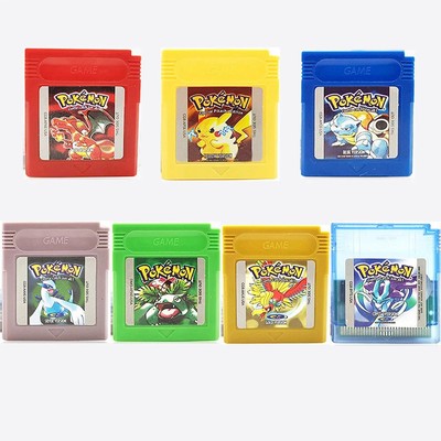 GBC Pokemon Spiele auf Deutsch Rot, Grün, Blau, Gelb, Silber, Gold, Kristall