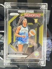 2024 Panini Prizm Monopoly WNBA Angel Reese Rookie Auto #5 Chicago Sky
