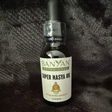 Banyan Botanicals Super Nasya Oil Certified Organic 1 fl oz Eucalyptus Sandalwo  