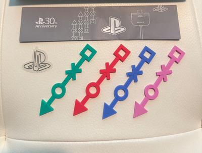Playstation 5 30th anniversary rare accessories (cable ties and