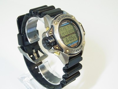 Working Casio DEP-700 Twin Sensor Log Memory Temp Diver Dive